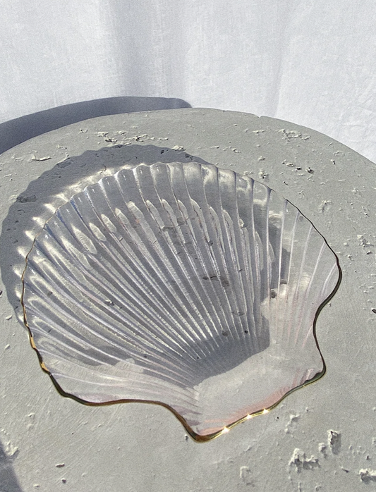 Glass Shell Dish